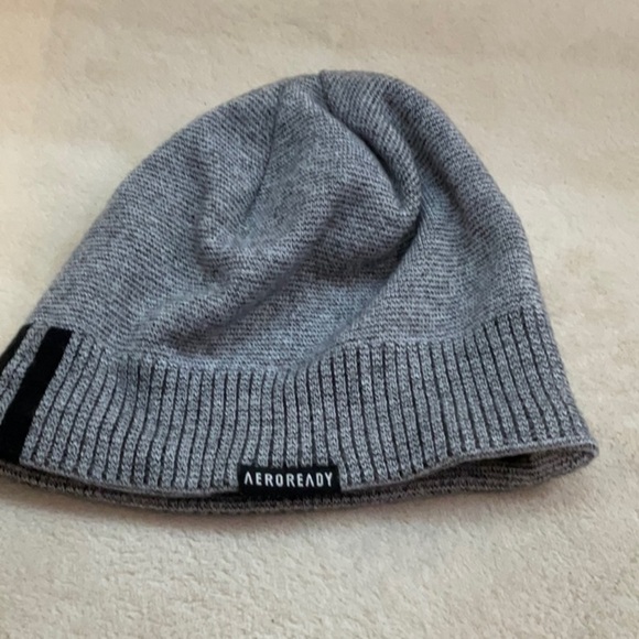 Adidas Heather Gray Knit Cap - Picture 2 of 4